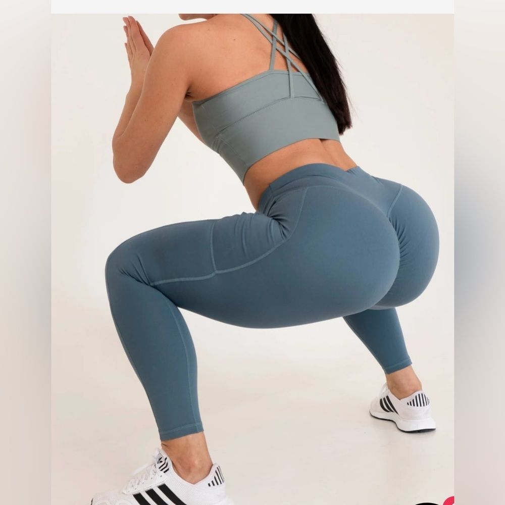 Pro-Fit Basic High Waist Tummy Control Butt Lifting Legging in MAUVE PINK